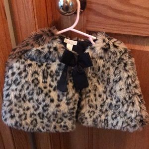 Cute Animal print girls shaw